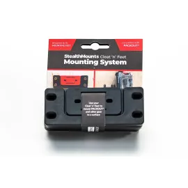 MonteringsfÃ¶tter Cleat n Feet 4-pack ABS fÃ¶r LÃ¥dor Svart, StealthMounts