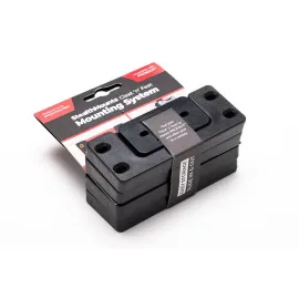 MonteringsfÃ¶tter Cleat n Feet 4-pack ABS fÃ¶r LÃ¥dor Svart, StealthMounts