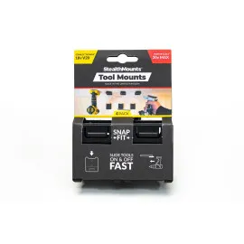 MaskinfÃ¤sten 4-pack fÃ¶r Stanley Porter Cable ABS Snap-Fit Svart, StealthMounts