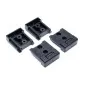 StealthMounts maskinfÃ¤sten fÃ¶r Stanley Porter Cable 4-pack i svart ABS