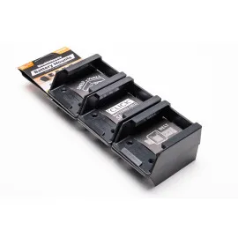 BatterifÃ¤sten 6-pack fÃ¶r Stanley Black Decker Porter Cable ABS, StealthMounts