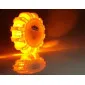 Magnetisk UFO LED-vägvarningslampa för nödsituationer, stöttålig, vattentät, 3 x AAA-batterier, gul.