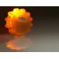 Magnetisk UFO LED-vägvarningslampa för nödsituationer, stöttålig, vattentät, 3 x AAA-batterier, gul.
