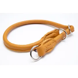 Exclusive Training Collar 60 cm Premium 2m, Genuine Napa Leather, Round