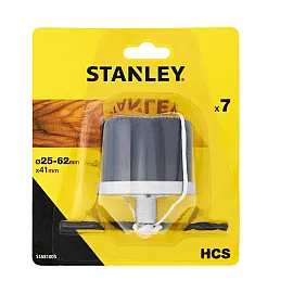 HCS Holesaw Set 25/32/38/45/50/56/62 mm, Stanley