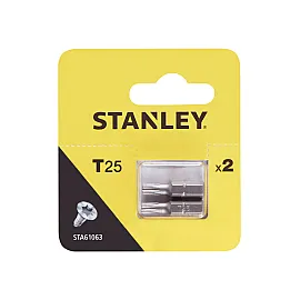 Torx Screwdriver Bits T25 x 25 mm, 2 pcs, Stanley