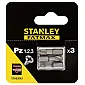 Bitssats Pozidriv PZ1-PZ3 25 mm | Stanley
