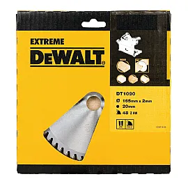 Sågklinga för Sänksåg 165 x 20 mm 40 Tänder ATB, DeWalt