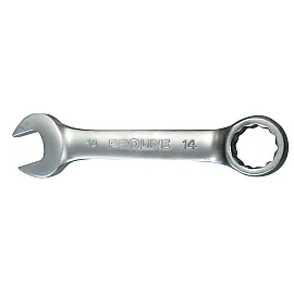Short Combination Spanner 11 mm, Cold Forged, Chromium-Plated, Proline
