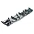 Aluminium Plaster Scraper with Closed Handle and Steel Blades, Profix