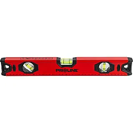 Vattenpass Standard med 3 Libeller, Fräst Arbetsyta, 1 mm/1 m, 40 cm, Proline