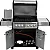 Gas Grill 4+2 Burners 22.50 kW Stainless with Infrared Side Burner, Proline