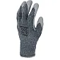 Grey latex coated gloves size 11 - 2XL