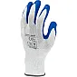 Latex coated gloves size 10, 12 pairs