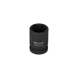 Hex Impact Socket Cr-Mo 1/2" 21 mm Hanger, Proline
