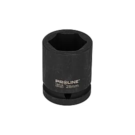 Heavy Duty Impact Hex Socket 3/4" 28 mm Cr-Mo on Hanger, Proline