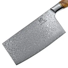 SHIORI 撓 Haku av Jakub Suchta - japansk kniv för kött- och grönsaksklyftor, yxkniv