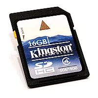 SD HC Memory Card Class 4 16 GB incl. SD Adapter, Kingston