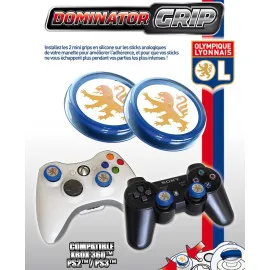 Dominator Grip Resistance Thumb Sticks, 2-pack, blue (Olimpique Lyonnais game pad caps)