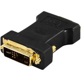 DVI adapter analog DVI - analog VGA, 24+5 male - 15-pin female, black