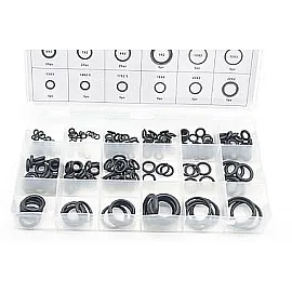 O-ring set 225 pcs, Oil and Fuel Resistant Rubber, Beast