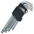 Allen Keys with Ball Ends, 9-Piece set 1.5-10 mm
