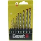 Concrete Drill set 8 Pieces 3-10 mm Carbide Tip BST-410090