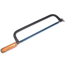 Handsåg för kapning av metall, trä, 300 mm sågblad med trähandtag