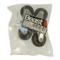 Rubber Furniture Wheels 40 mm, 4 Pieces, Beast