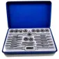 Dies and Taps set 24 Pieces Hardened Steel Metal Box