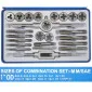 Dies and Taps set 24 Pieces Hardened Steel Metal Box