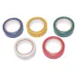 Colored Insulating Tape 19 mm x 10 m 5 Pack, 5 Colors