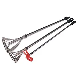 Paint Mixers set of 3 pcs, galvanized rods 60 x 350 mm & 420 mm