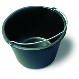 Construction Bucket 12 Liters Durable Plastic Reinforced