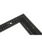 Angle Ruler 400 x 600 mm, Metal, Black Powder Coat, Beast