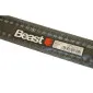 Angle Ruler 400 x 600 mm, Metal, Black Powder Coat, Beast