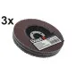 Flap Grinding Disc P80115 mm, 3-Pack, 72 Layers, Beast