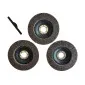 Flap Grinding Disc 115 mm P100, 3-Pack, Beast