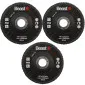 Lamellrondell P60125 mm, 3-pack, diameter 125 mm, Beast