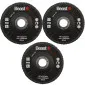 Lamellrondell 125 mm P80, 3-pack, 72 blad, Beast
