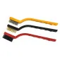 Borstar stål-mässing-nylon 40 mm, 3 st, stålborste set