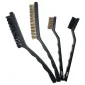 Brush set, 2 Steel 40/100 mm and 2 Nylon 40/100 mm, Beast