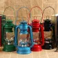 Traditional Oil Lamp | Painted Metal and Glass | Beast