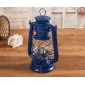 Traditional Oil Lamp | Painted Metal and Glass | Beast