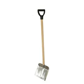 Aluminium spade 26 x 29 x 130 cm trähandtag