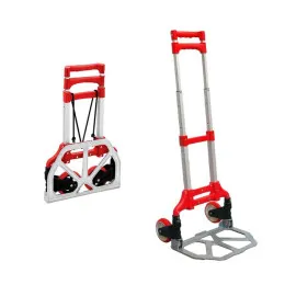 Aluminum Foldable Warehouse Handcart, 75 kg Load Capacity