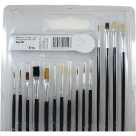 SET OF BRUSHES mix 15 pieces