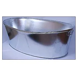 Galvanized Steel Bathtub 100 l, Rust-Protected