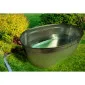 Galvanized Steel Tub 120L, Durable Construction