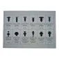 Car Clips and Body Pins, 192 pcs Black Plastic, BST-833090